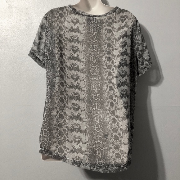Women’s H&M snake print chiffon top size 10 - Picture 2 of 4